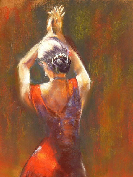 pastel Flamenca